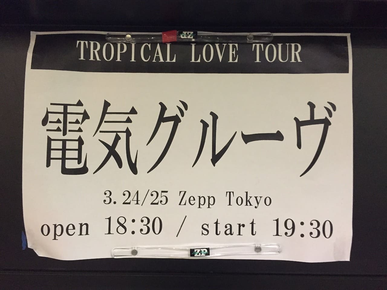 電気グルーヴ TROPICAL LOVE TOUR