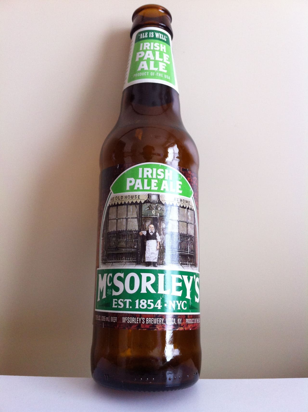 Pabst Brewing Company McSorley’s Irish Pale Ale