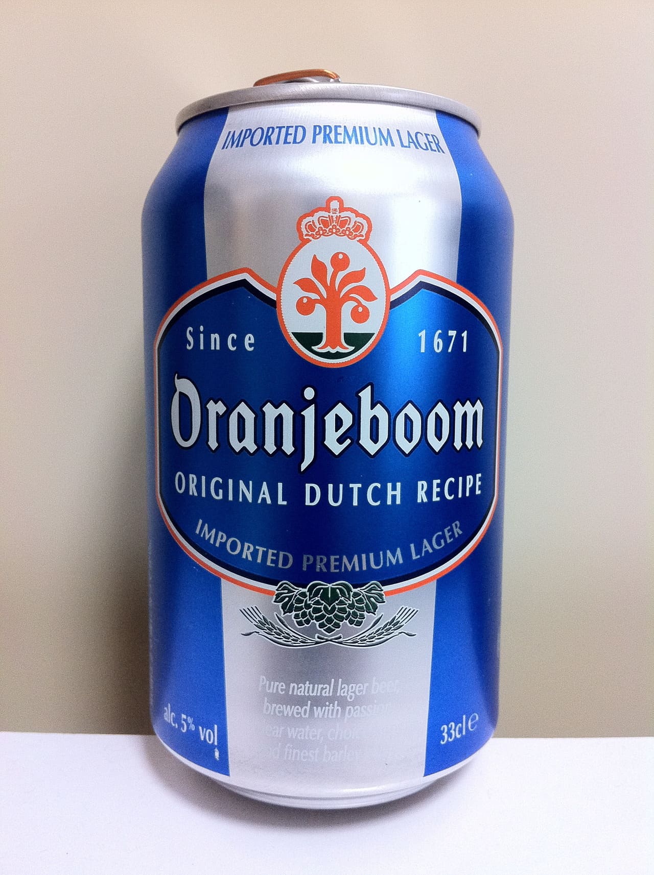 United Dutch Breweries Oranjeboom Premium Lager