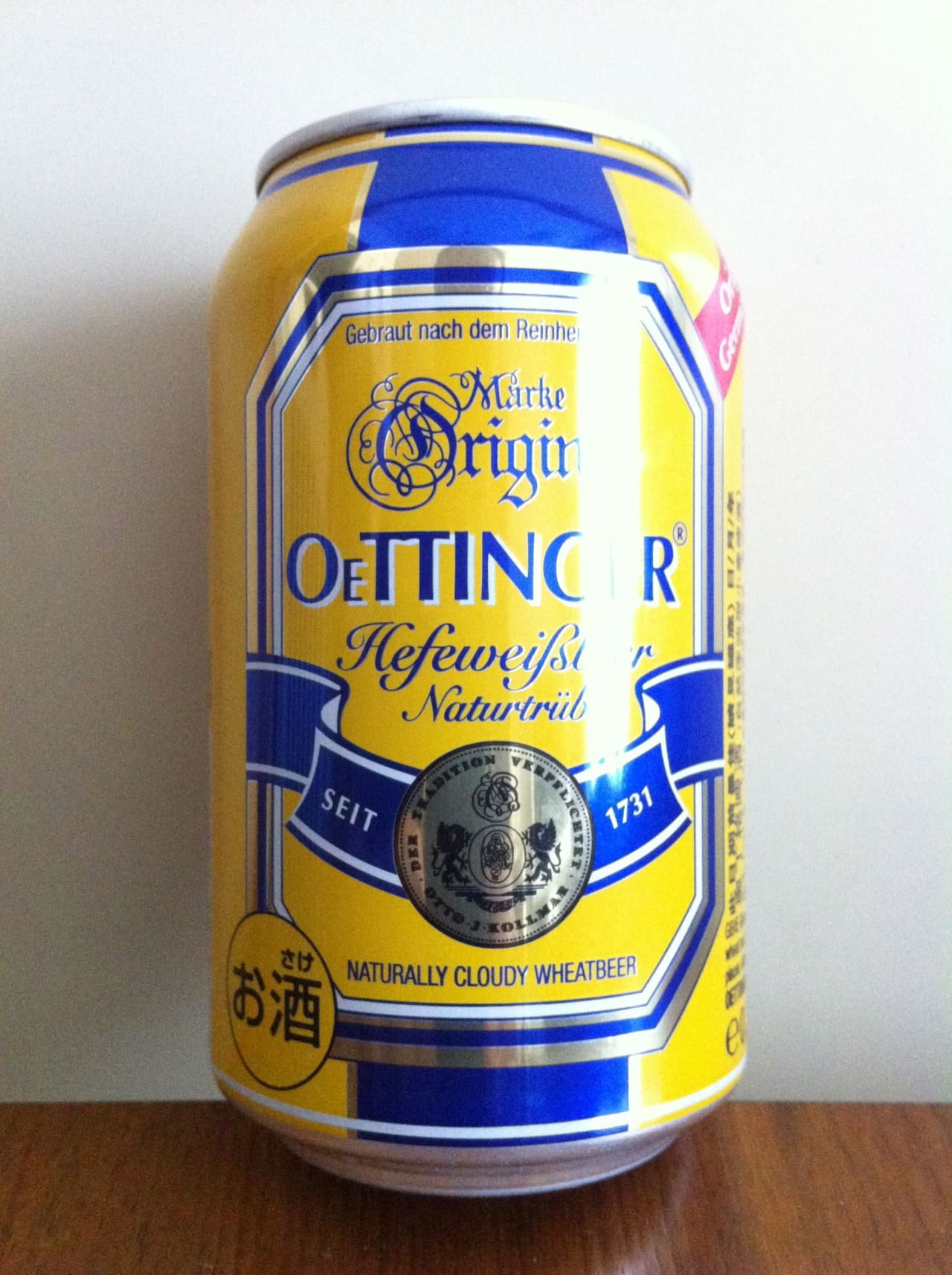 Oettinger Bier Gruppe Oettinger Hefeweißbier Naturtrüb