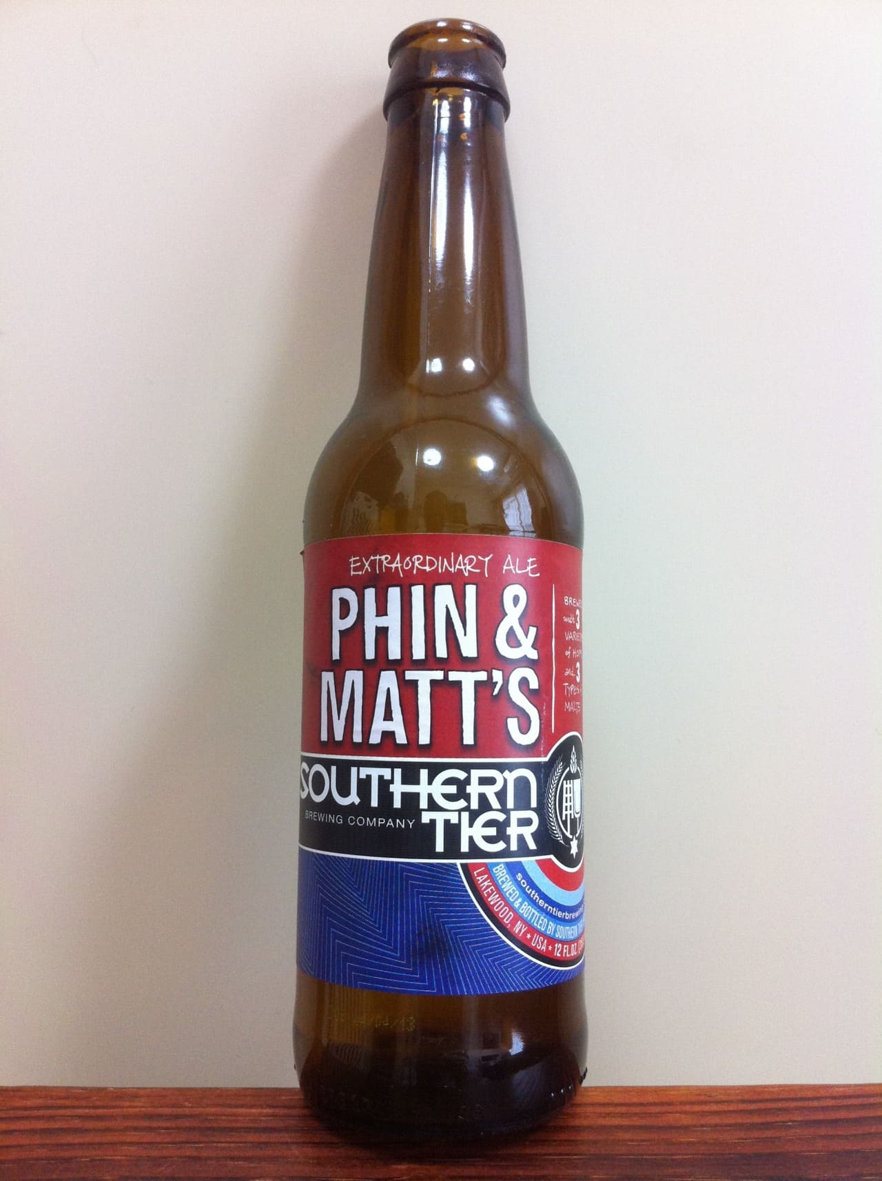 Southern Tier Brewing Company Phin & Matt’s Extraordinary Ale