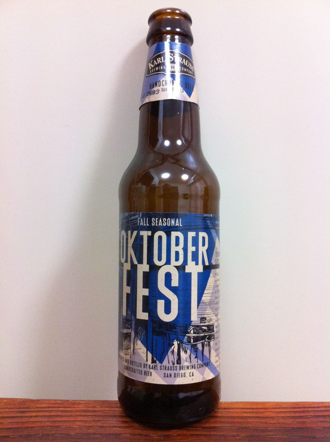 Karl Strauss Brewing Company Oktober Fest Beer