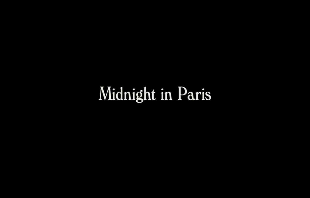 ミッドナイト・イン・パリ Midnight in Paris