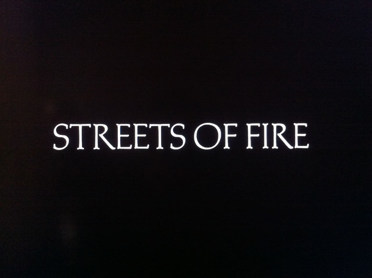 ストリート・オブ・ファイヤー Streets of Fire