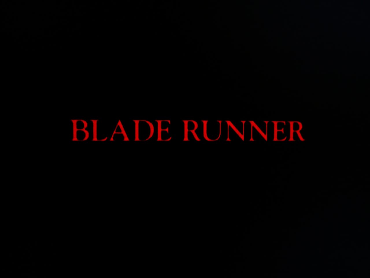 ブレードランナー Blade Runner