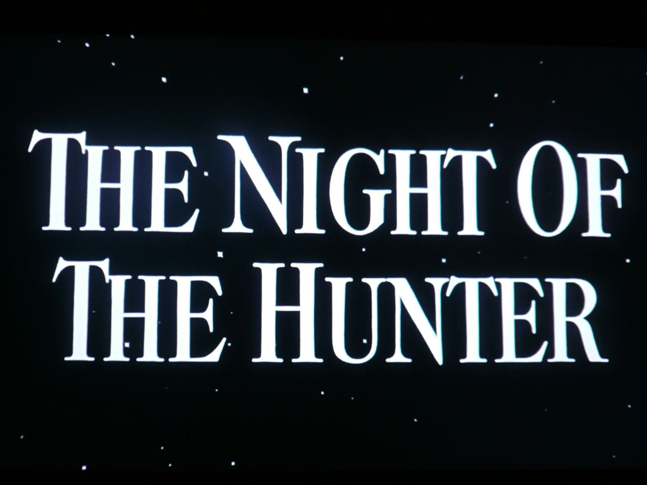 狩人の夜 The Night of the Hunter