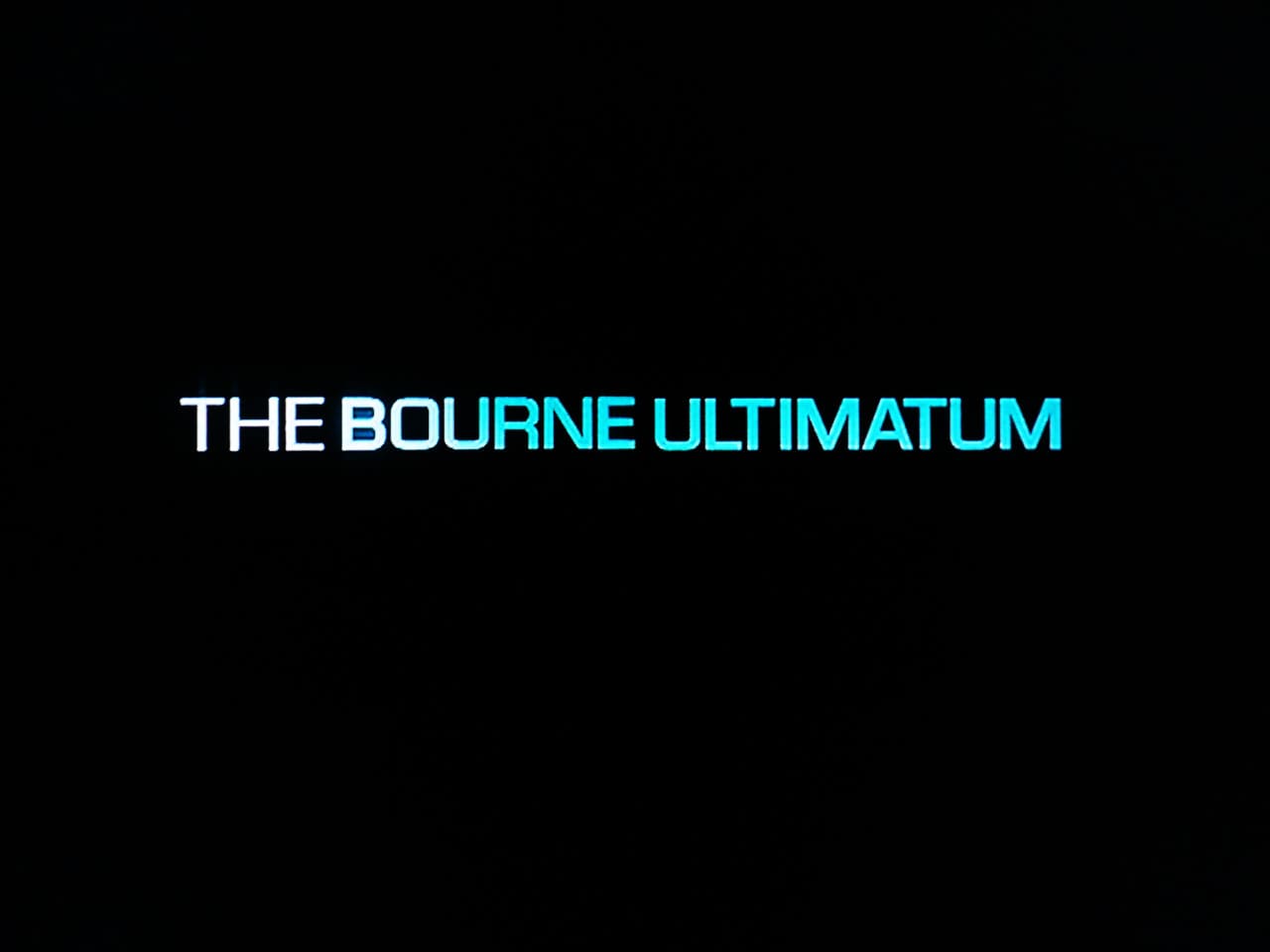 ボーン・アルティメイタム The Bourne Ultimatum