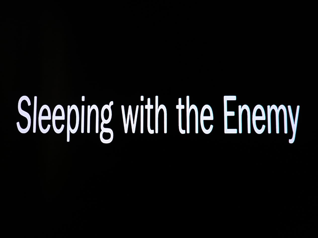 愛がこわれるとき Sleeping with the Enemy