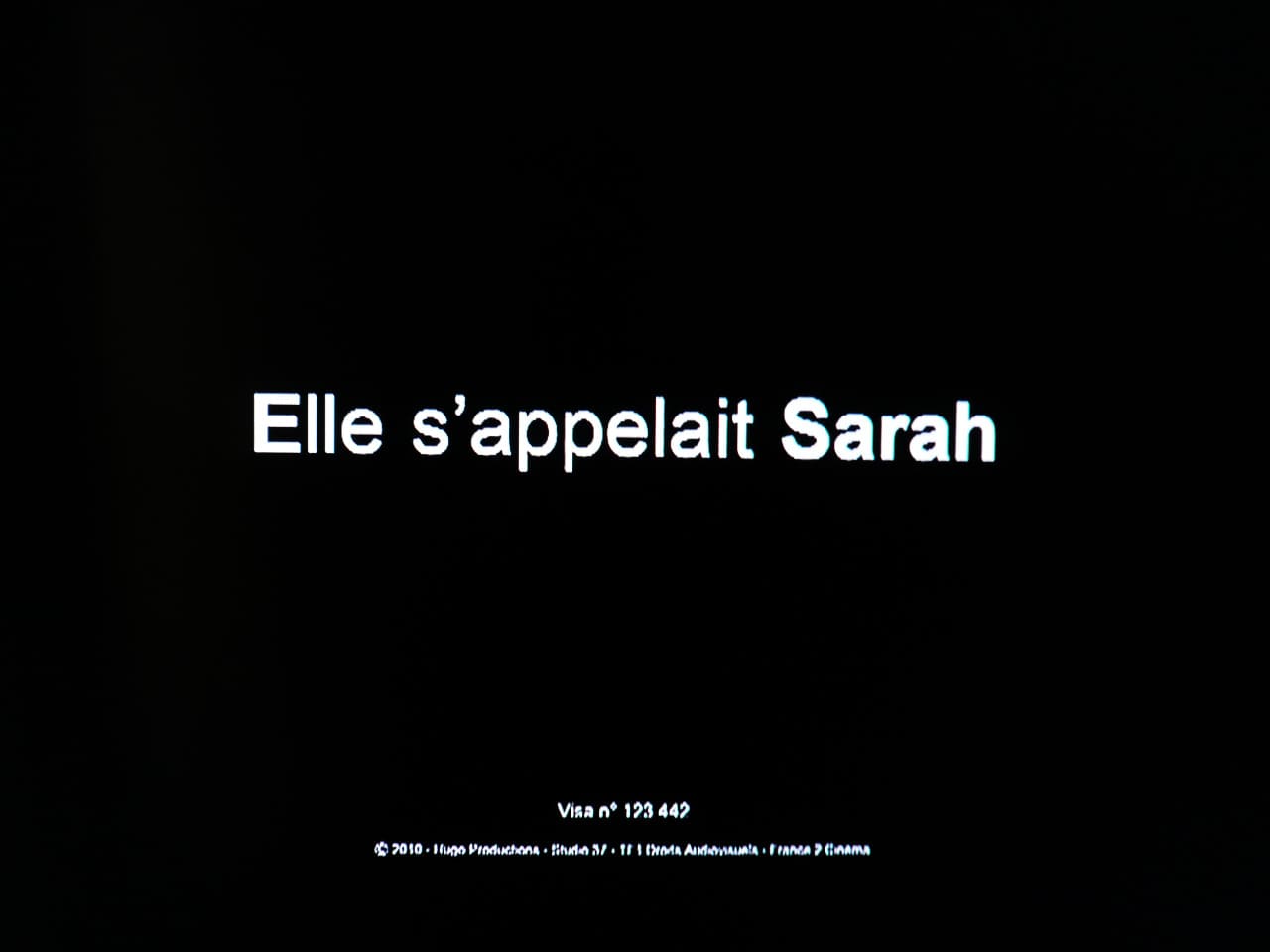 サラの鍵 Elle s’appelait Sarah