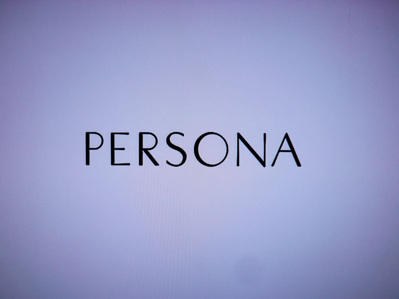 仮面／ペルソナ Persona