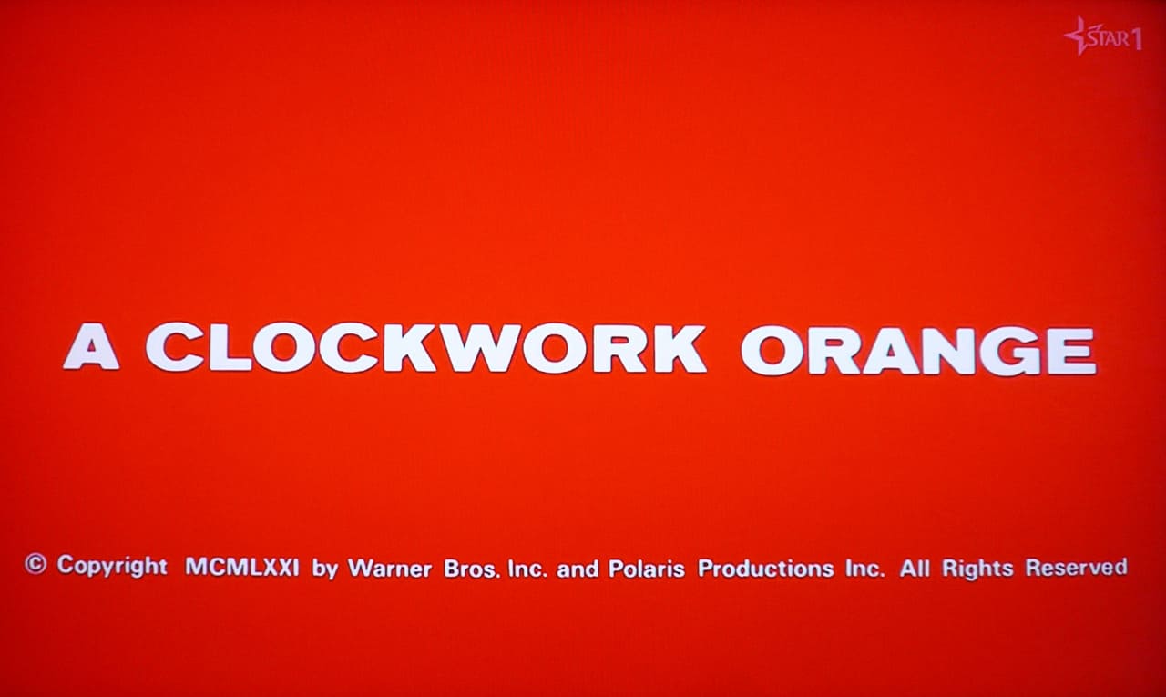 時計じかけのオレンジ A Clockwork Orange