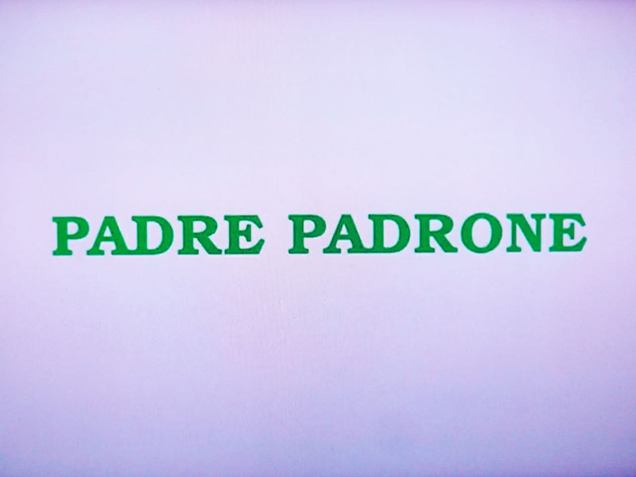 父 パードレ・パドローネ Padre Padrone