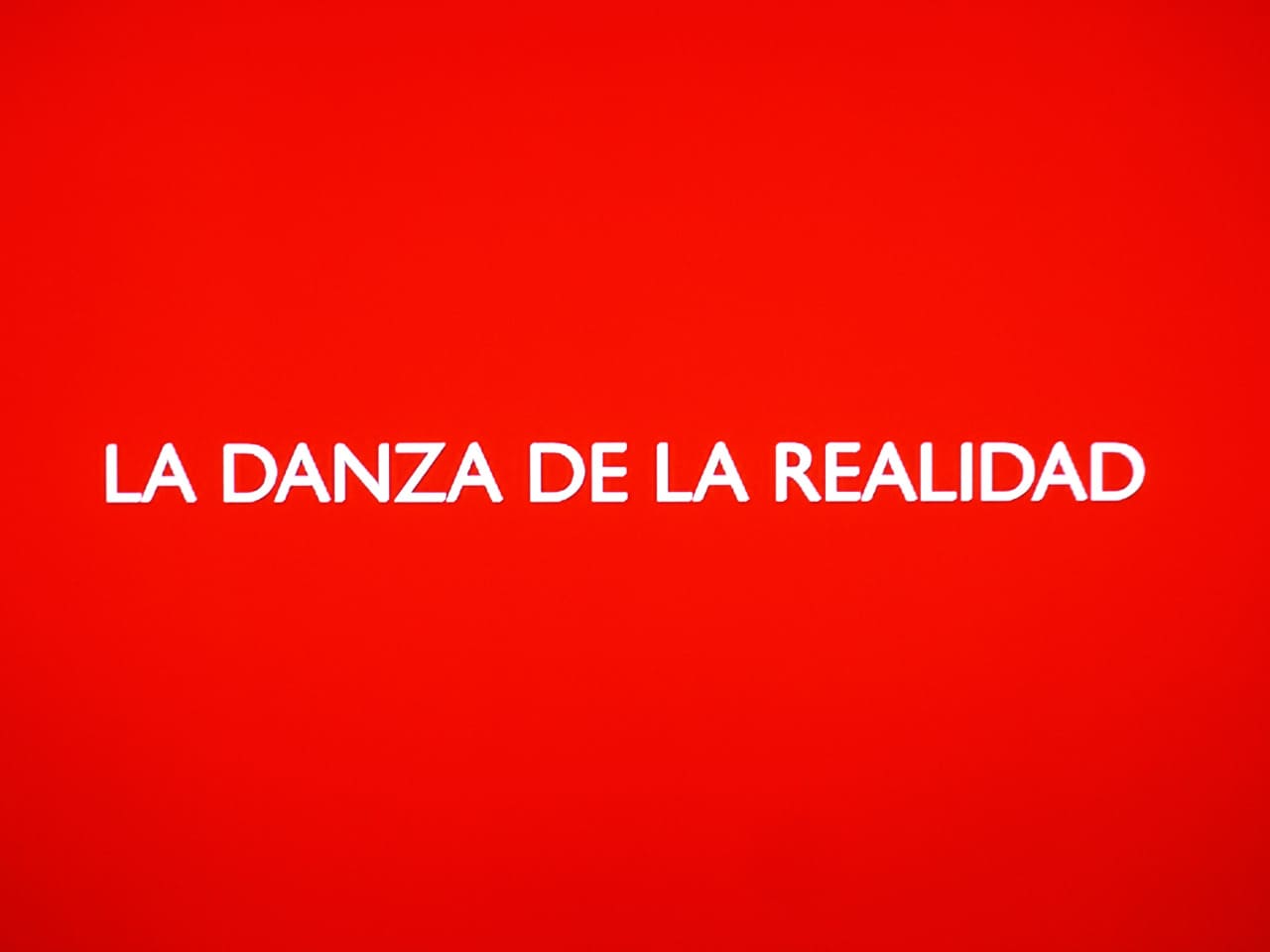 リアリティのダンス La Danza de la Realidad