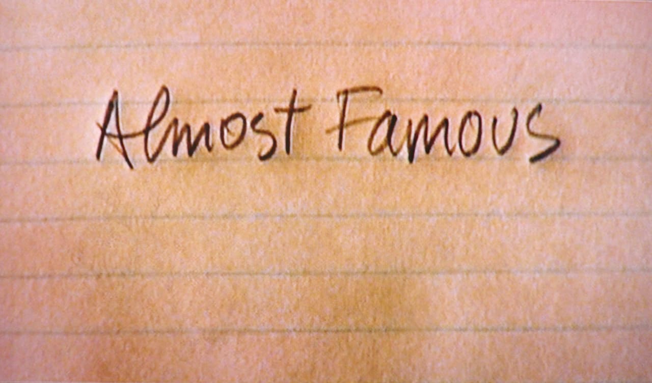 あの頃ペニー・レインと Almost Famous