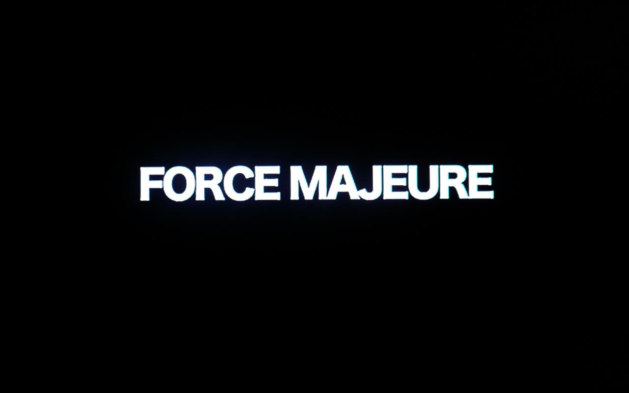 フレンチアルプスで起きたこと Force Majeure