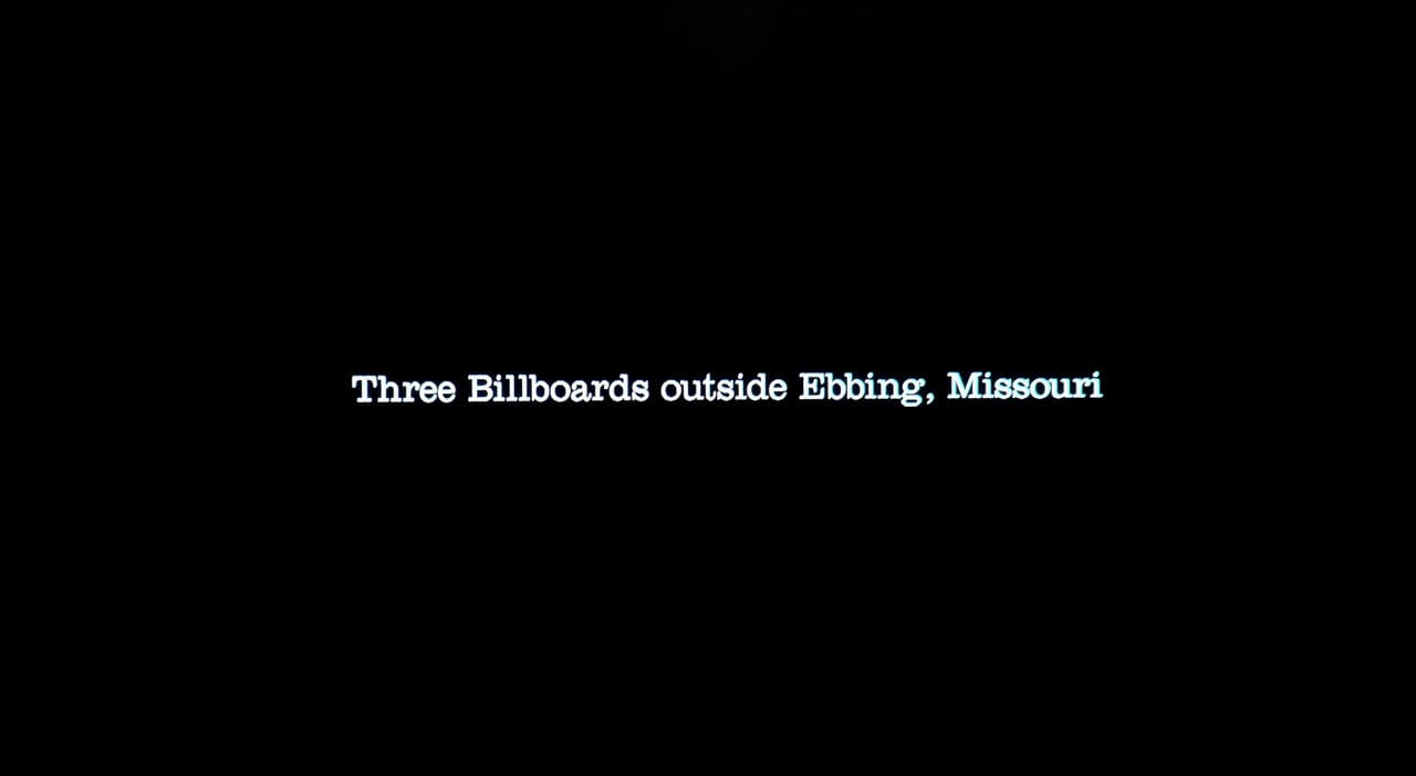 スリー・ビルボード Three Billboards Outside Ebbing, Missouri