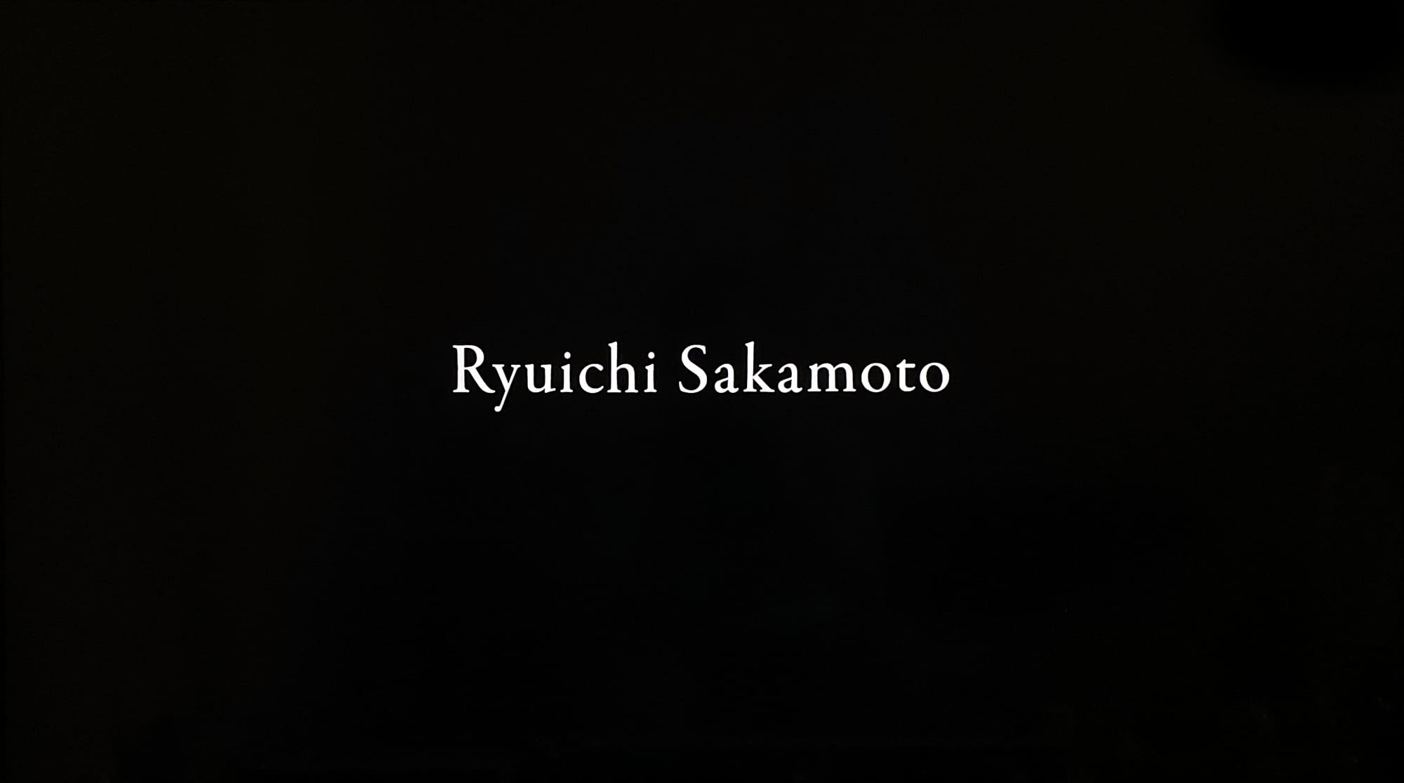 Ryuichi Sakamoto: CODA