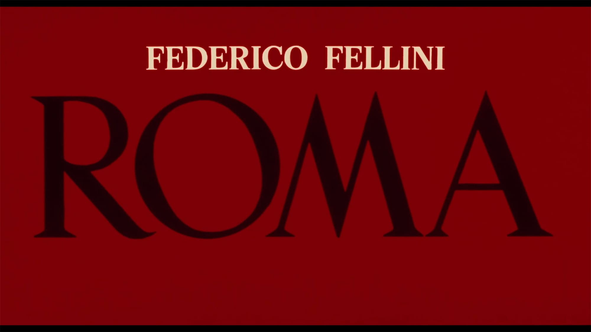 フェリーニのローマ Fellini Roma