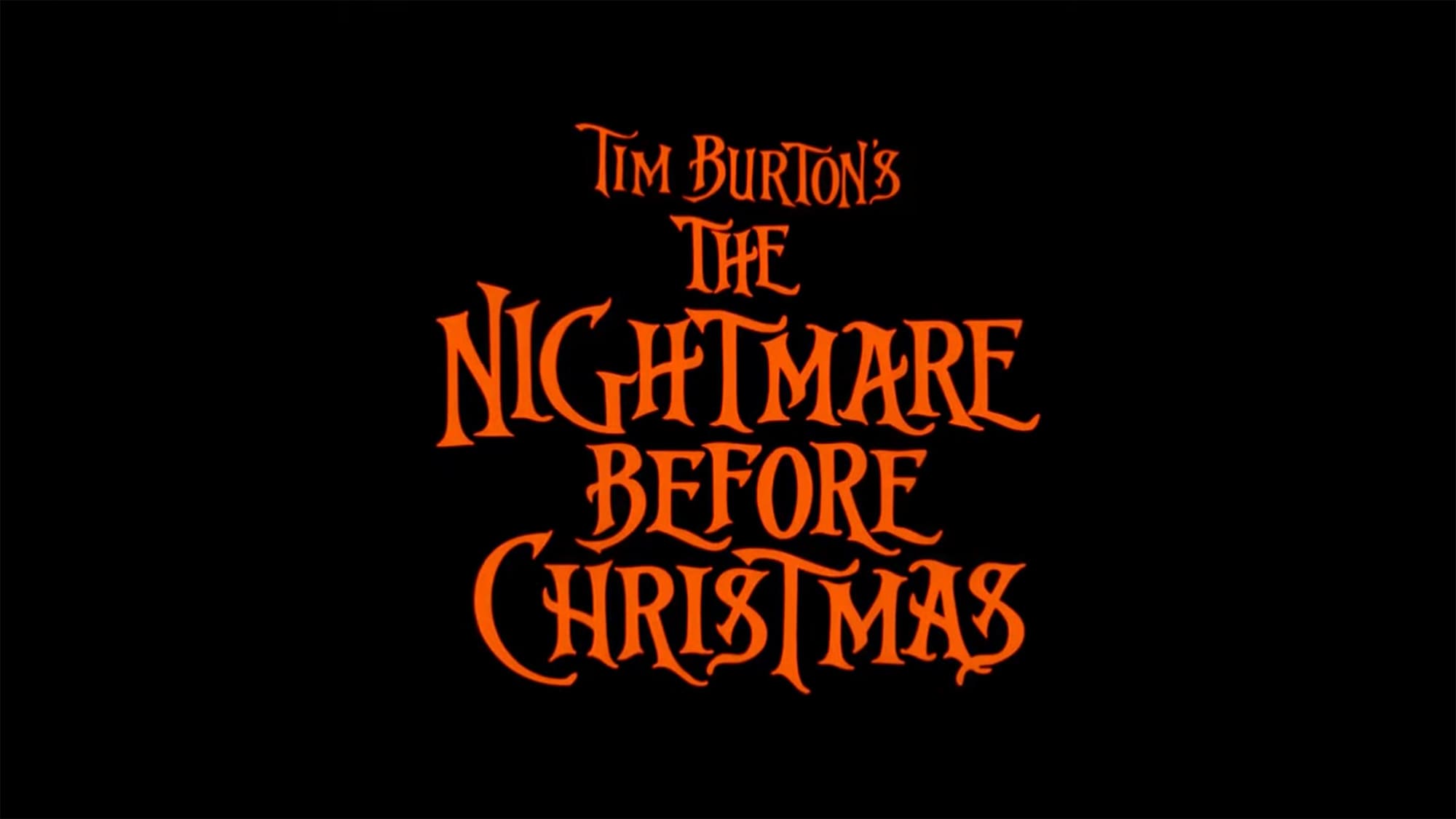 ナイトメアー・ビフォア・クリスマス The Nightmare Before Christmas