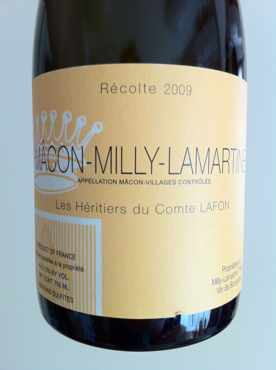 Les Héritiers du Comte Lafon Mâcon-Milly-Lamartine