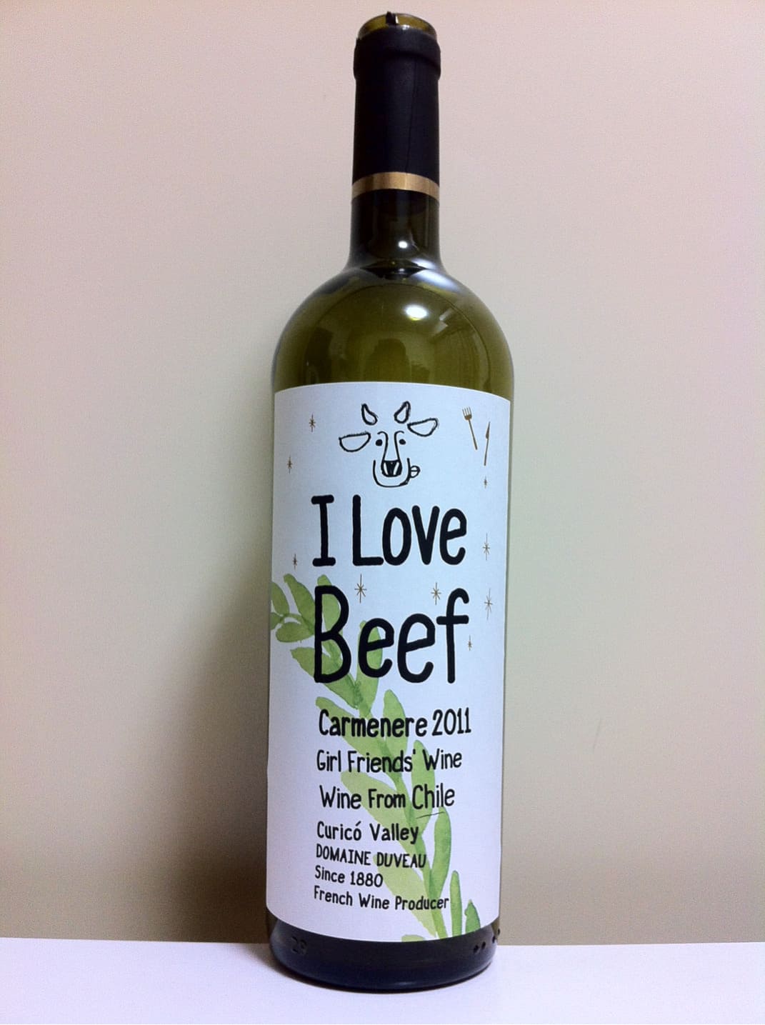 Girl Friends’ Wine I Love Beef Carmenere