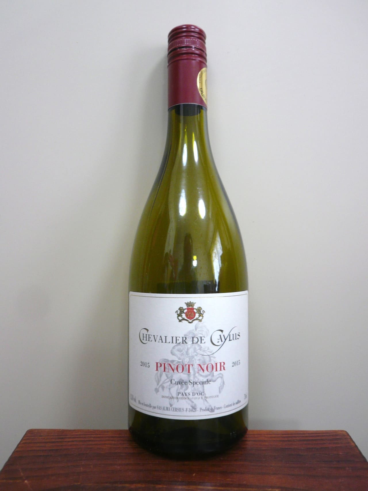 Alma Cersius Chevalier de Caylus Pinot Noir Cuvée Spéciale