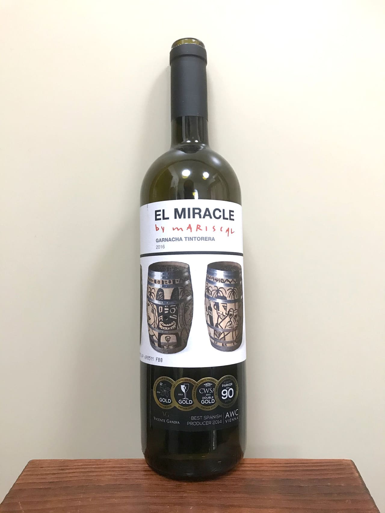 El Miracle By Mariscal Old Vine Garnacha Tintorera