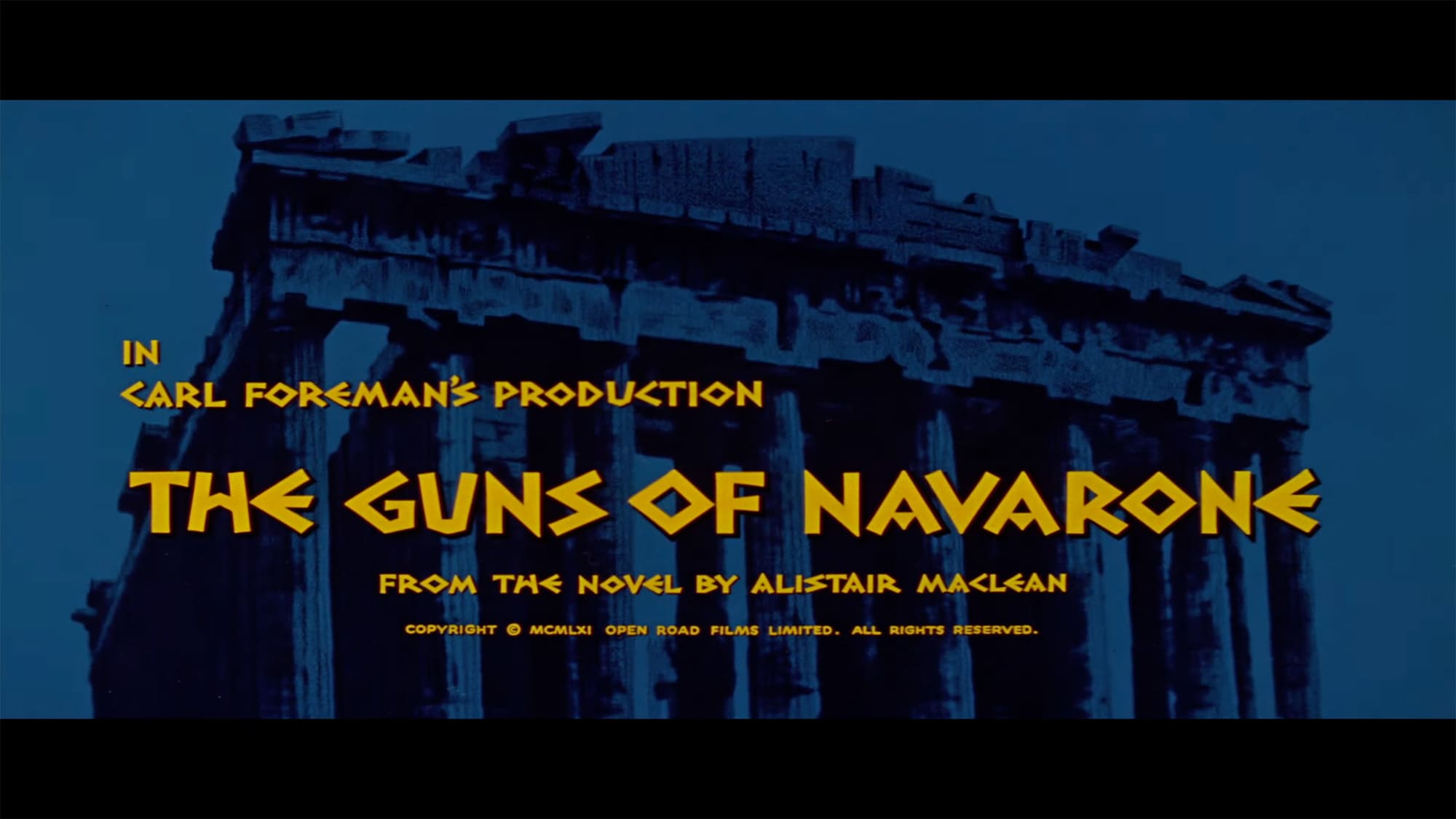 ナバロンの要塞 The Guns of Navarone