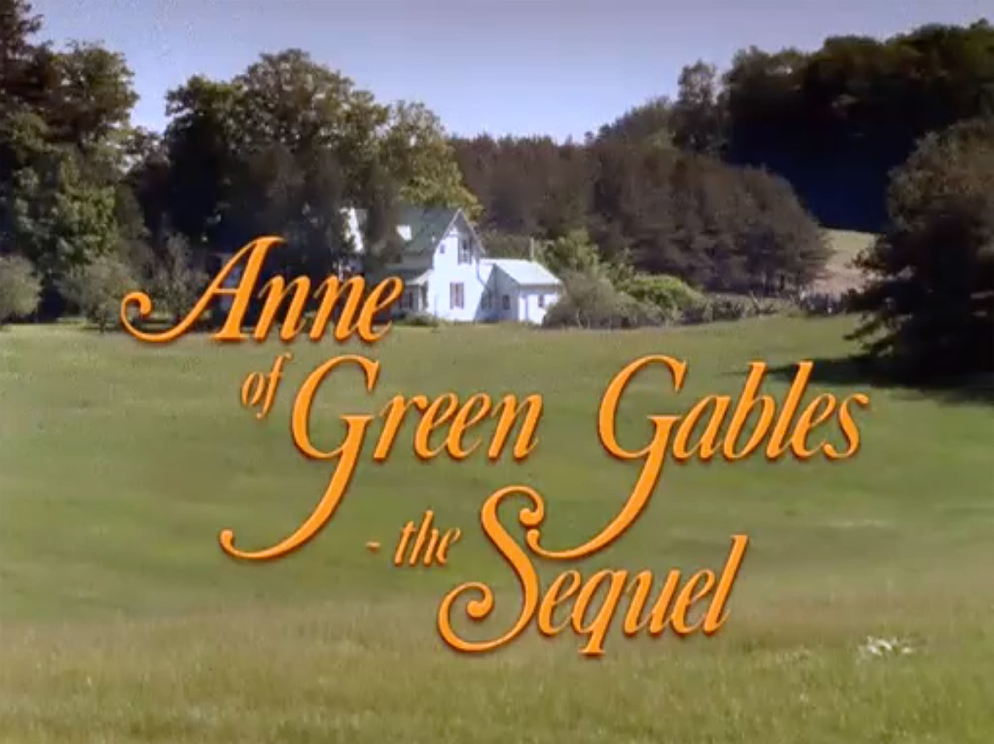 続・赤毛のアン アンの青春 Anne of Green Gables:The Sequel