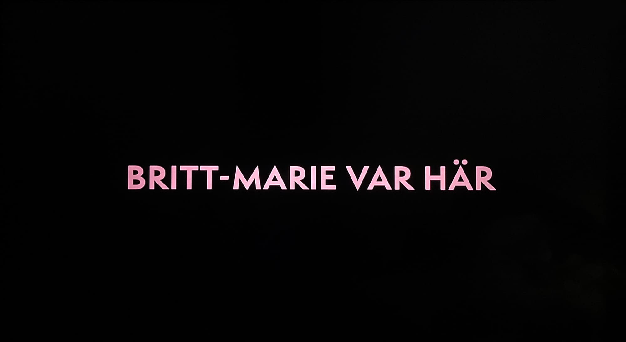 ブリット＝マリーの幸せなひとりだち Britt-Marie var her