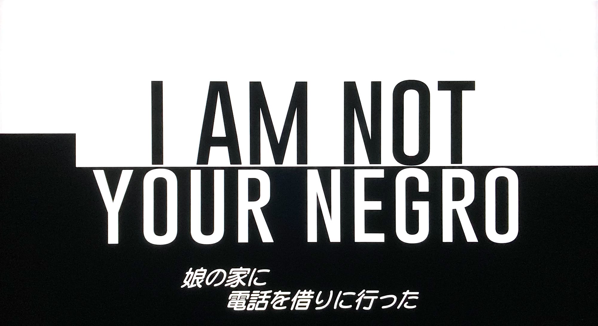 私はあなたのニグロではない I Am Not Your Negro