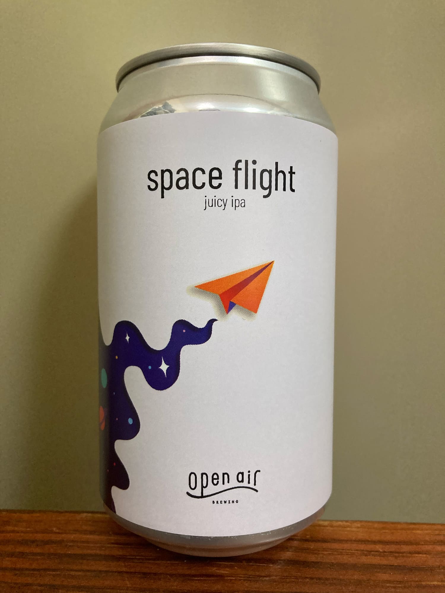 open air brewing Space Flight Juicy IPA