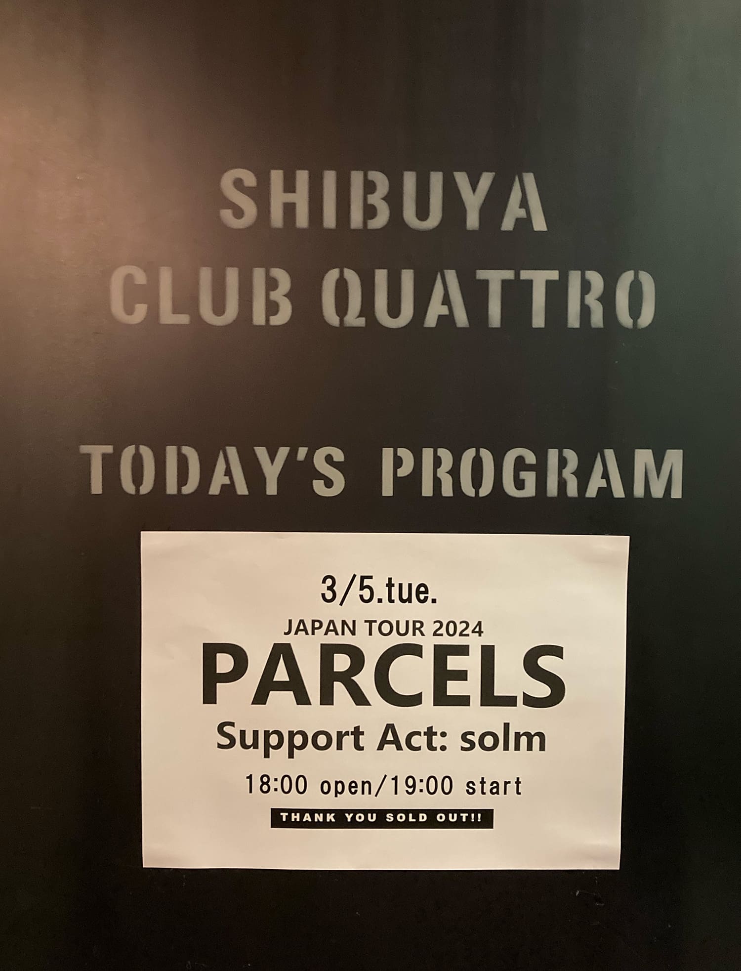 Parcels Asia Tour 2024