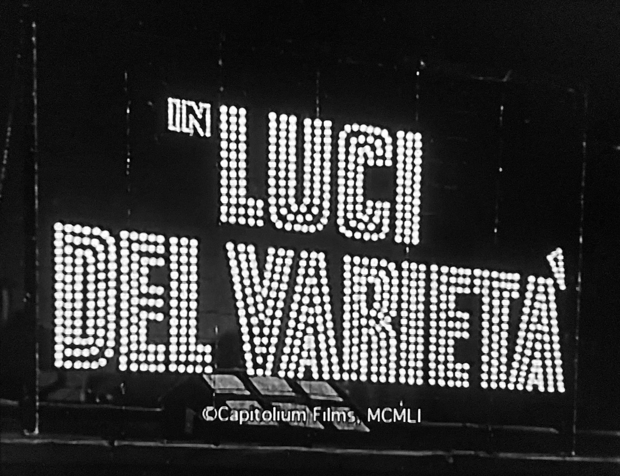 寄席の脚光 Luci Del Varietà