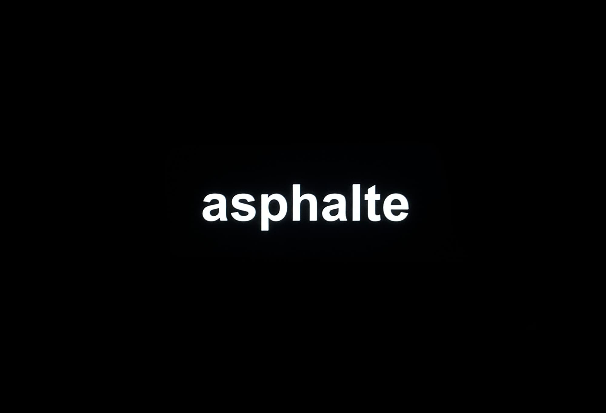 アスファルト Asphalte