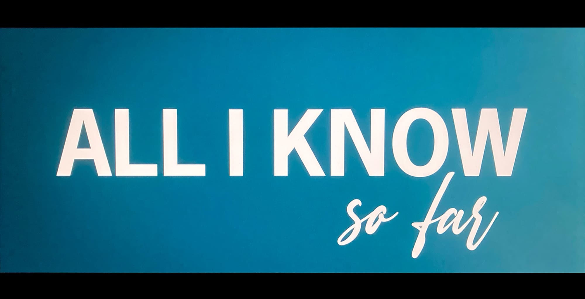 P!NK: ALL I KNOW SO FAR