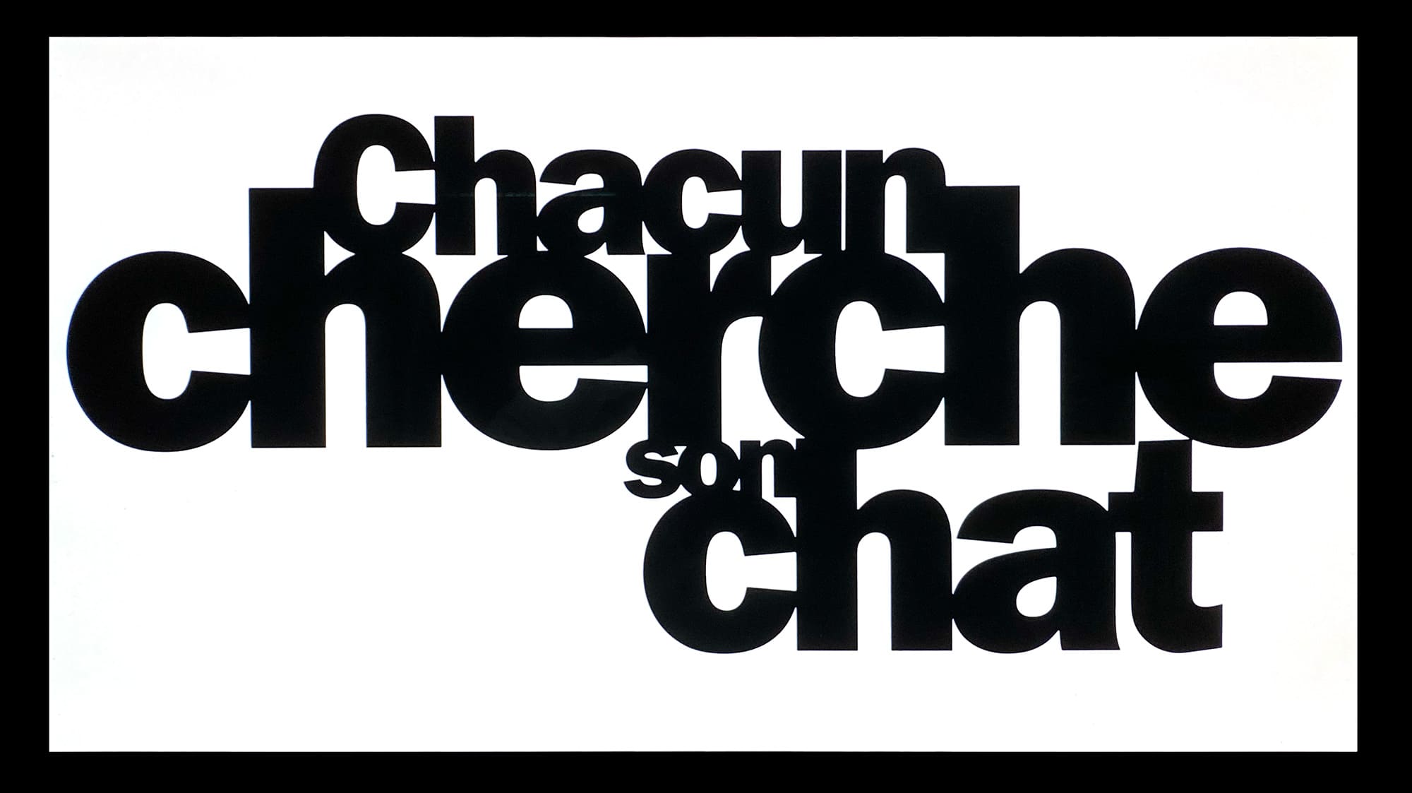 猫が行方不明 Chacun Cherche son Chat