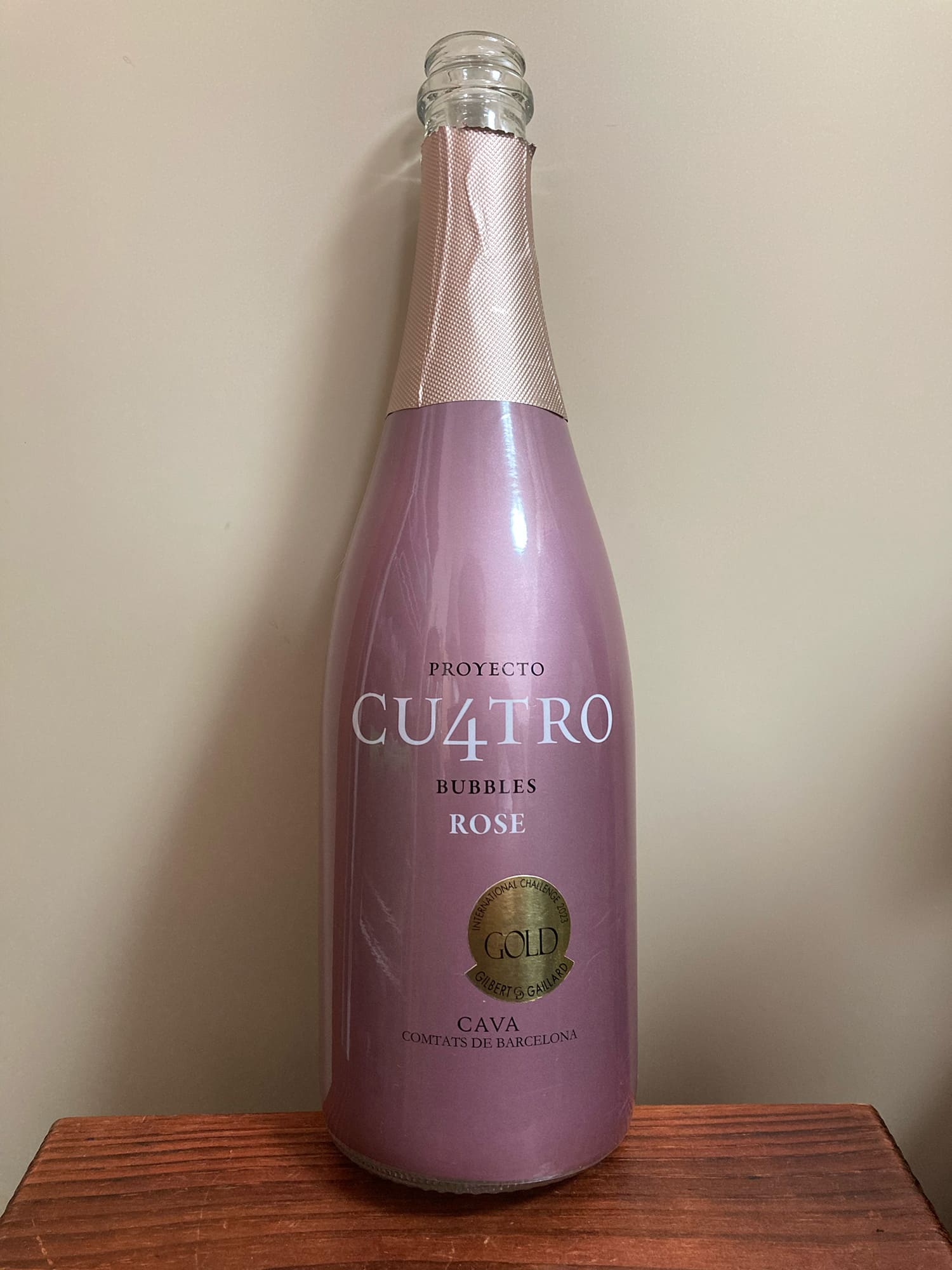 Clos Montblanc Cava Proyecto Cu4tro Bubbles Rosé