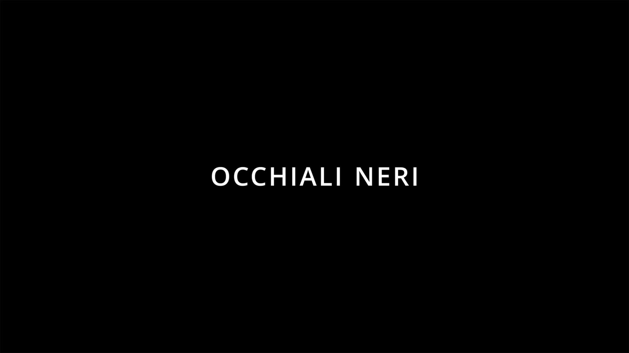 ダークグラス Occhiali Neri