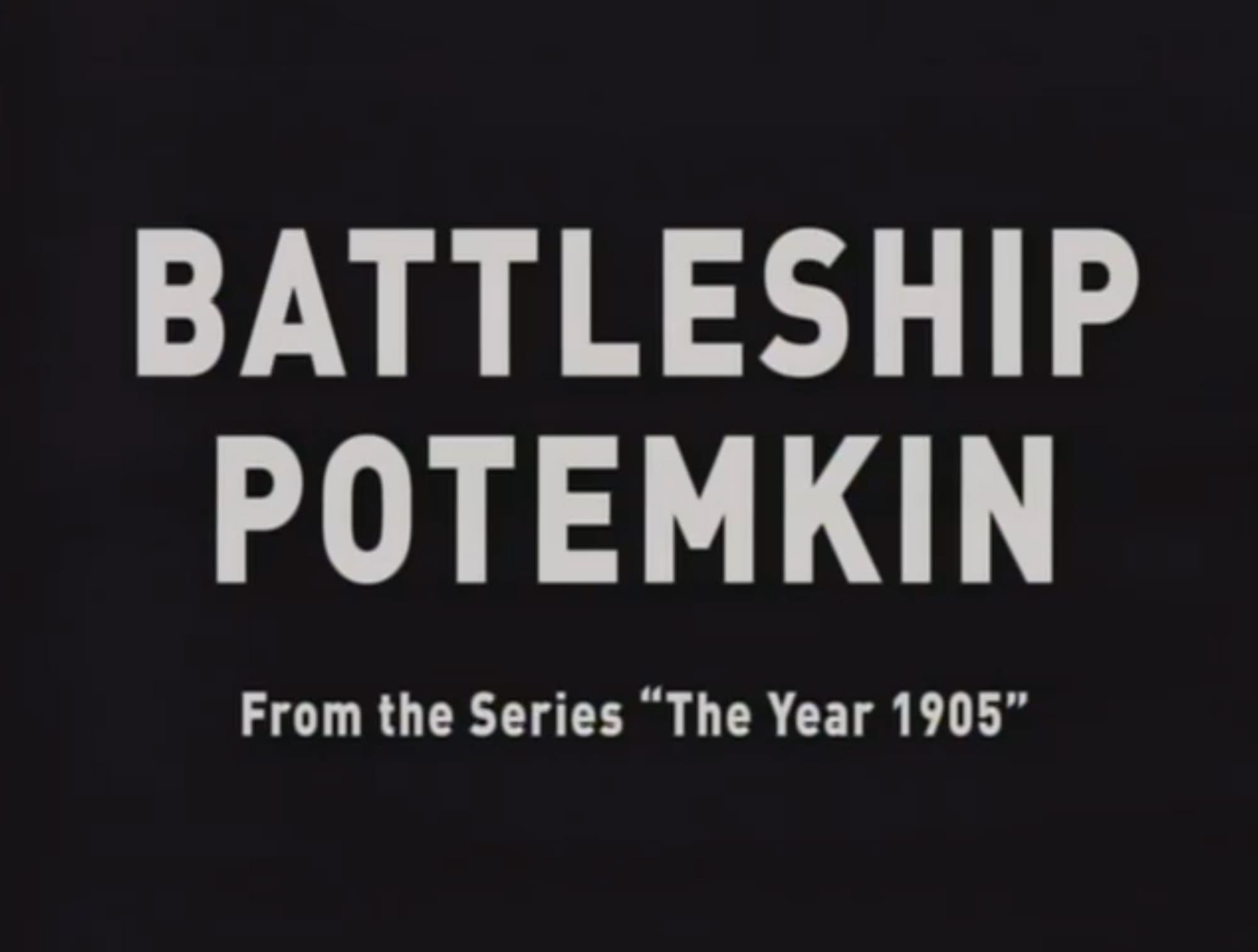 戦艦ポチョムキン Battleship Popemkin