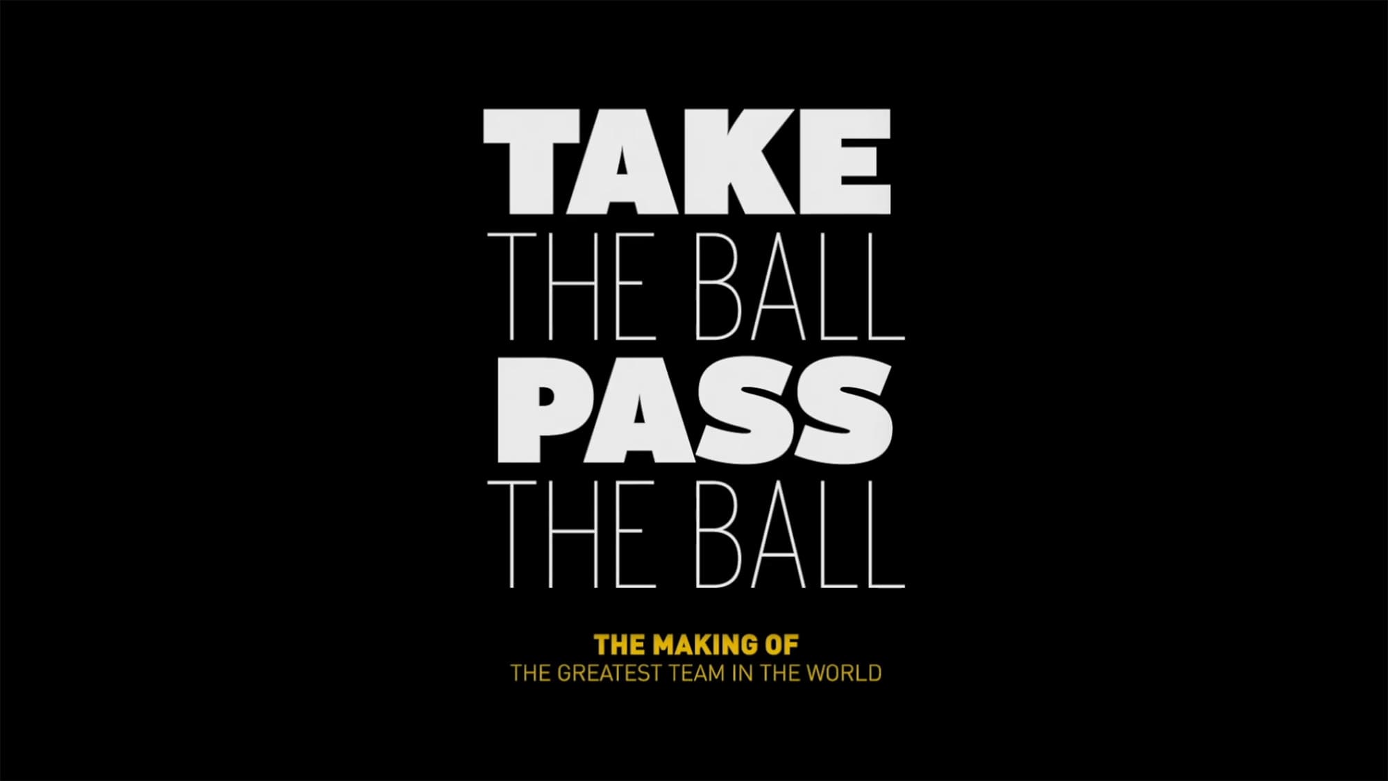 ボールを奪え パスを出せ FCバルセロナ最強の証 Take the ball Pass the ball