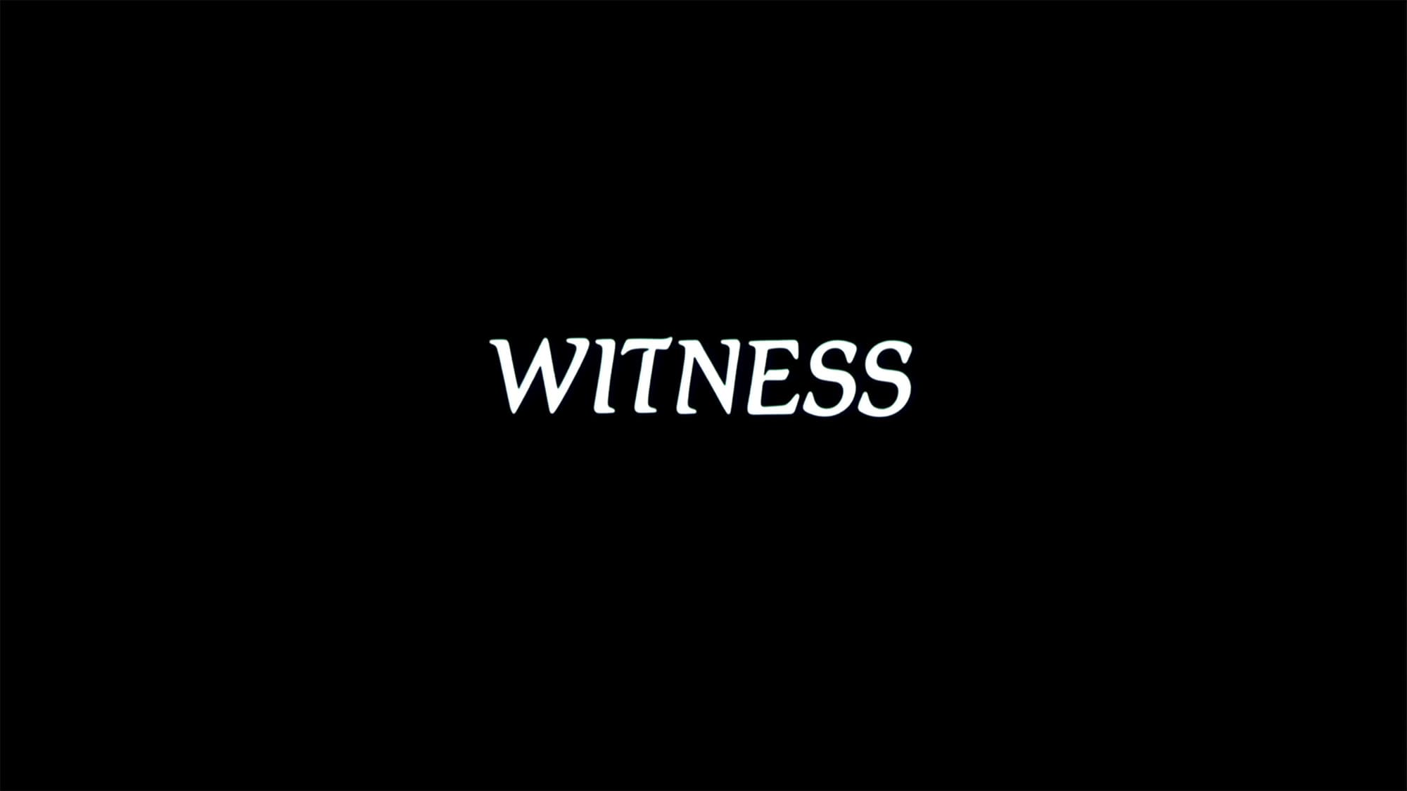 刑事ジョン・ブック 目撃者 Witness