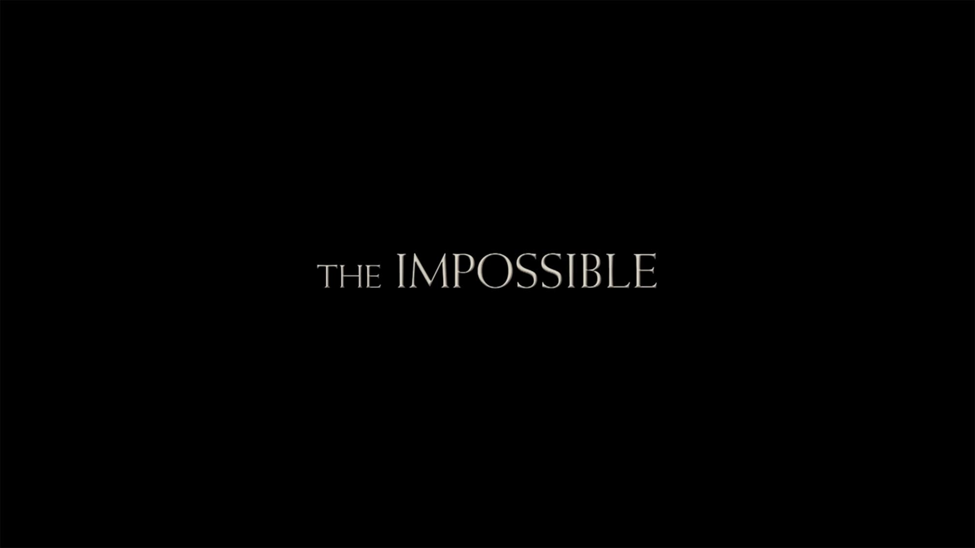 インポッシブル The Impossible