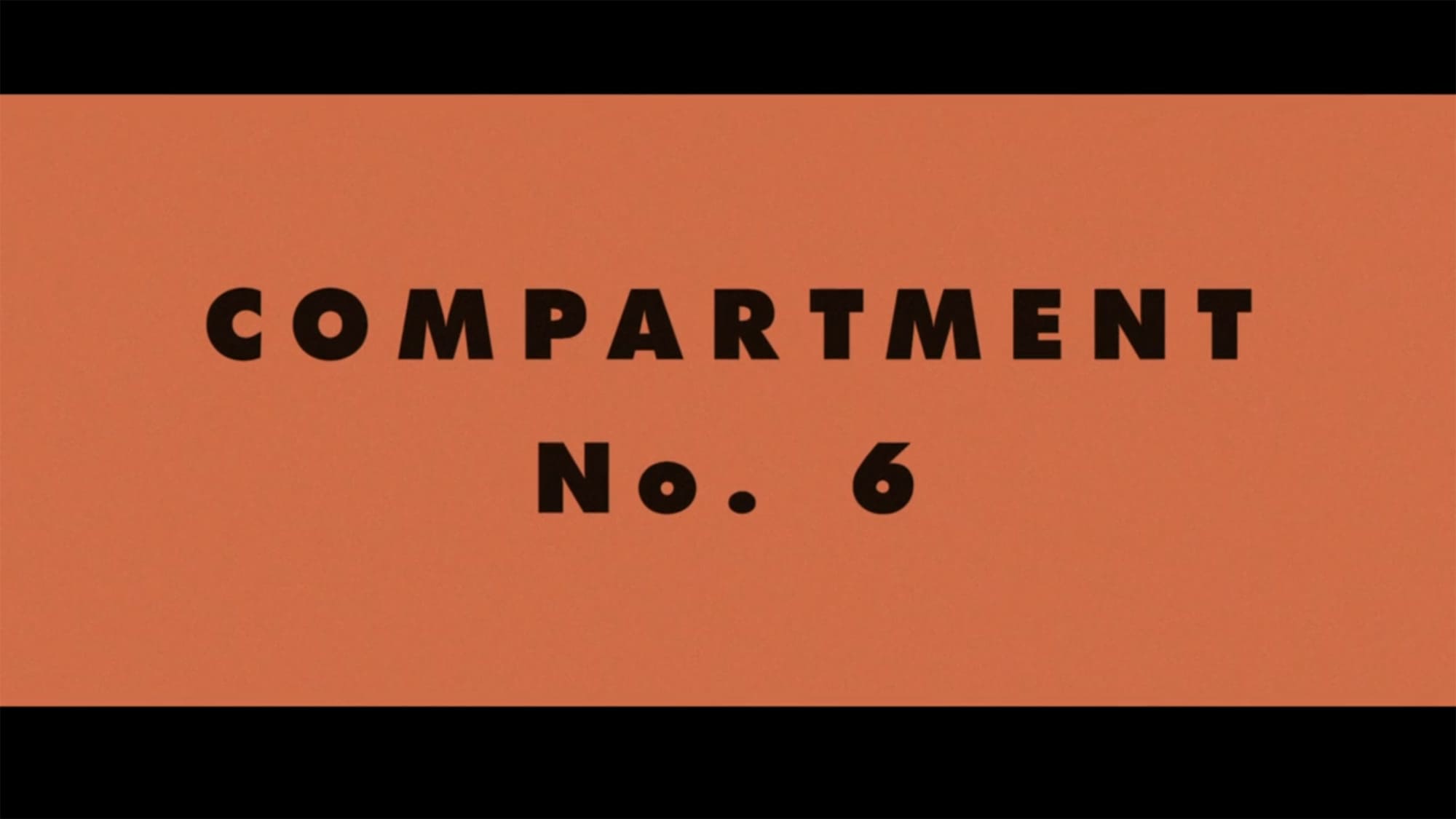 コンパートメント No.6 Compartment No. 6