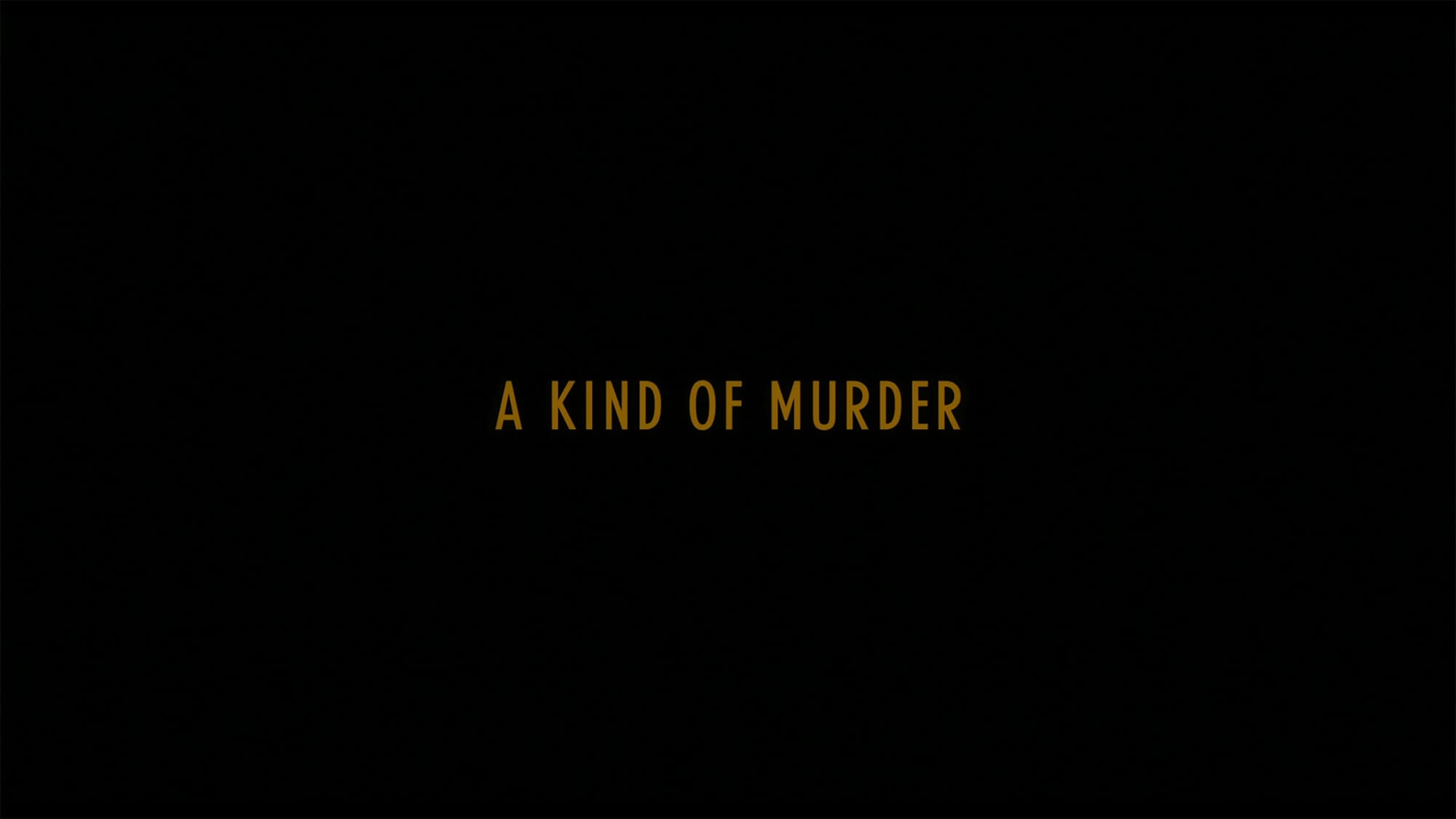 ライク・ア・キラー 妻を殺したかった男 A Kind of Murder