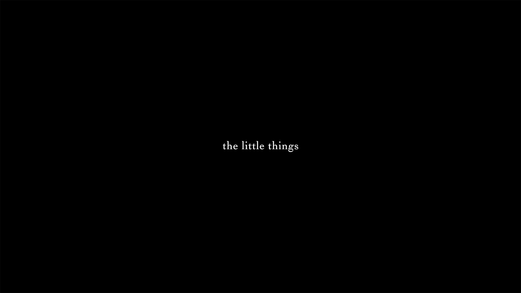 リトル・シングス The Little Things