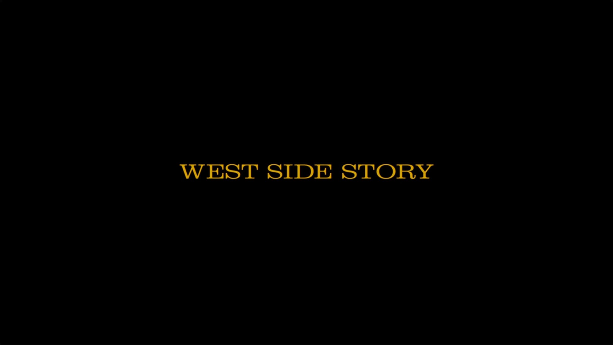 ウエスト・サイド・ストーリー West Side Story