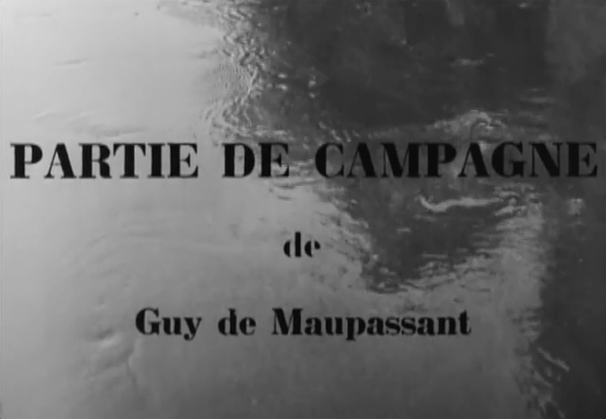 ピクニック Partie de Campagne