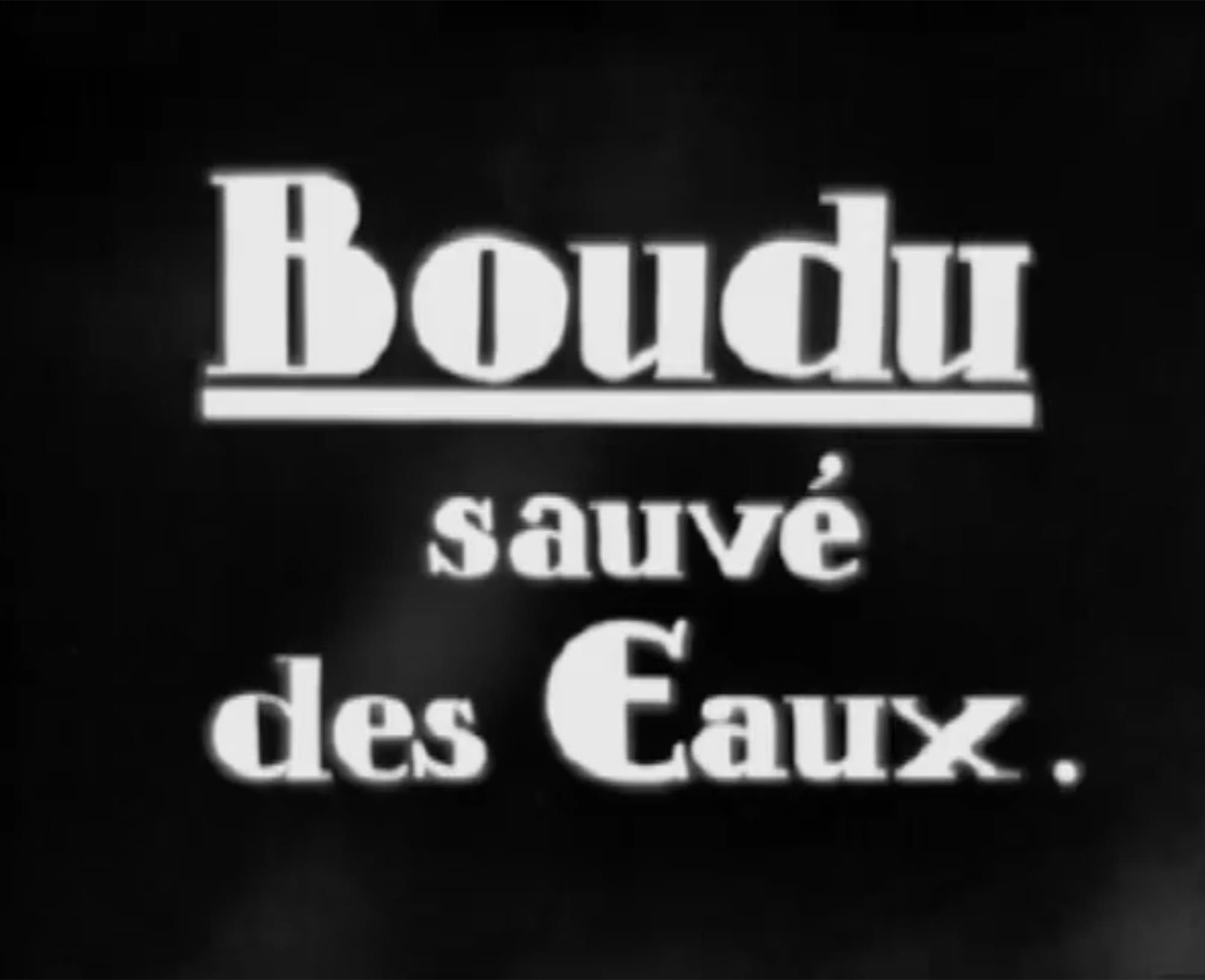 素晴らしき放浪者 Boudu Sauvé Des Eaux