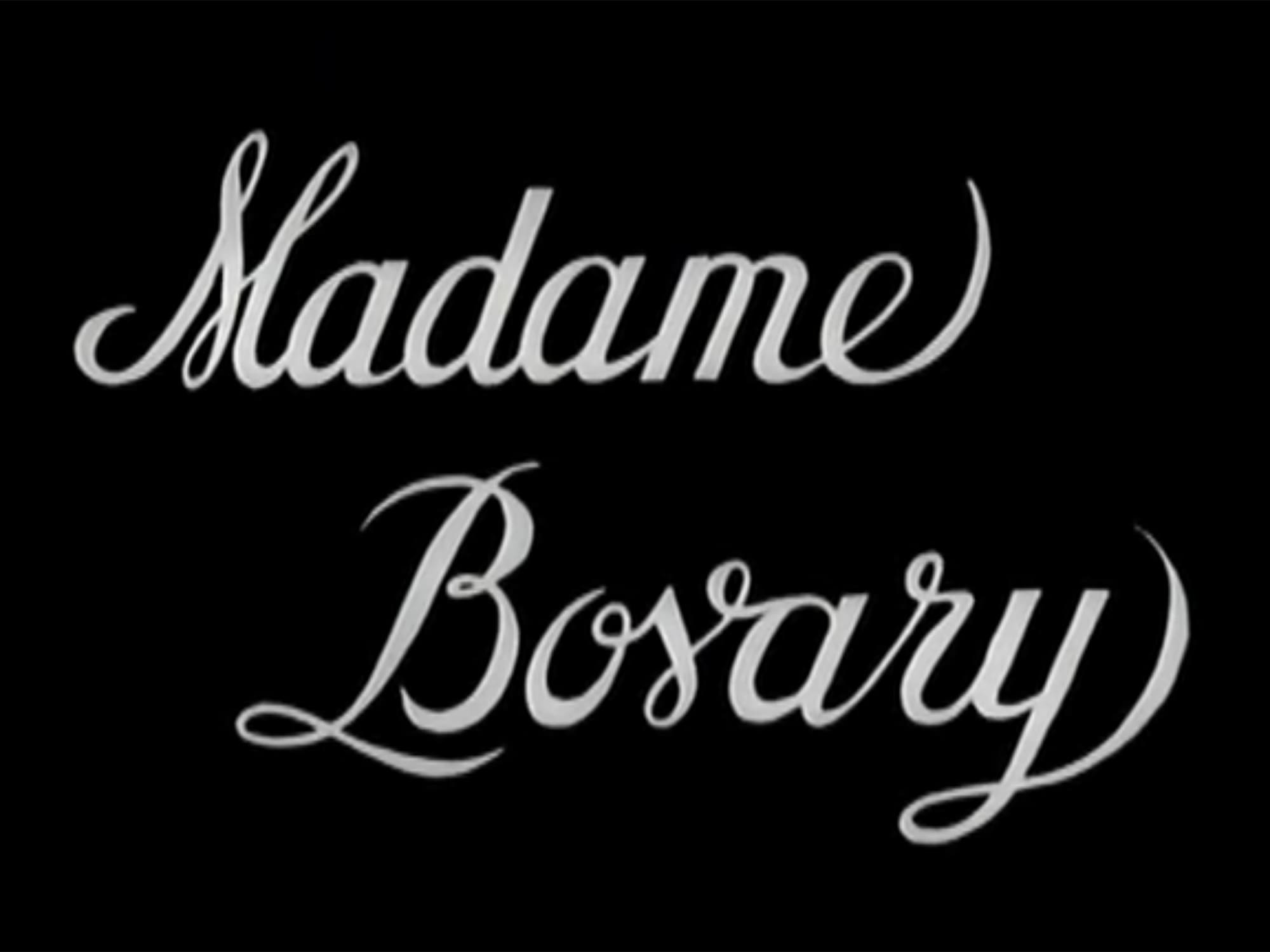 ボヴァリィ夫人 Madame Bovary